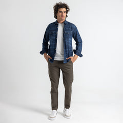 Shirt L/S Printed 2 Pockets-SH-327 S24