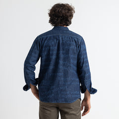 Shirt L/S Printed 2 Pockets-SH-327 S24