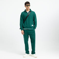 SET High Neck Zipper+Sweat Pant Basic SET-01-W26