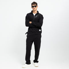 SET High Neck Zipper+Sweat Pant Basic SET-01-W26