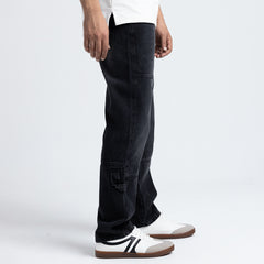 Jeans Wide Leg Cut & Sw-JN-922 W25