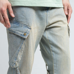 Jeans Wide Leg Basic 2 Pockets-JN-600