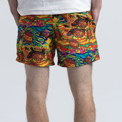 Swim Short Printed-SHO-577