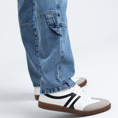 Jeans Wide Leg Cut & Sw-JN-922 W25