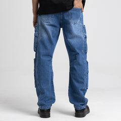 Jeans Wide Leg Basic 4 Pocket-JN-599