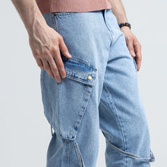 Jeans Wide Leg Basic 2 Pockets-JN-600