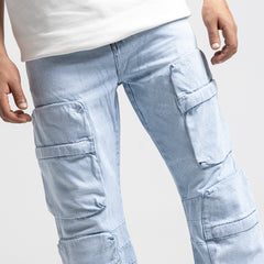 Jeans Wide Leg Basic 4 Pocket-JN-599