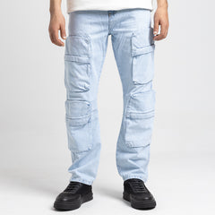 Jeans Wide Leg Basic 4 Pocket-JN-599