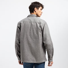 Shirt L/S Over Shirt Basic 2 Pockets-SH-221-W25