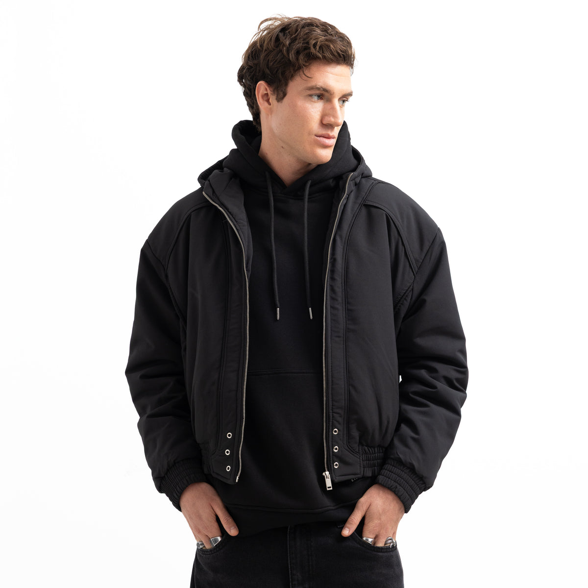 Jacket Zippered Box Fit JA-01-W27