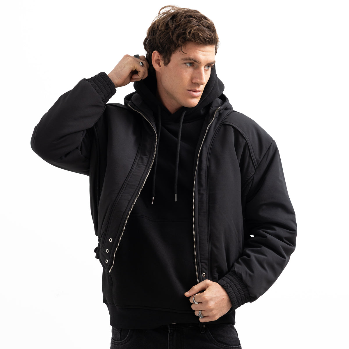 Jacket Zippered Box Fit JA-01-W27