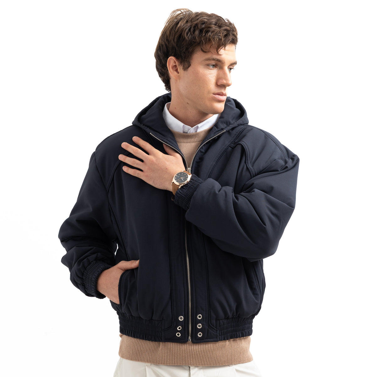Jacket Zippered Box Fit JA-01-W27