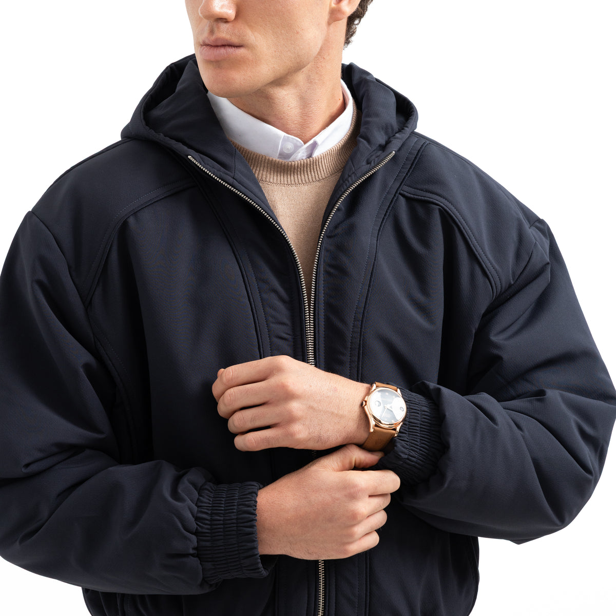 Jacket Zippered Box Fit JA-01-W27