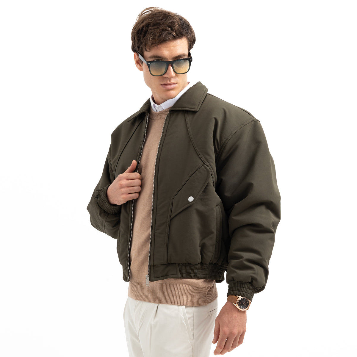 Jacket Zippered Box Fit JA-02-W27