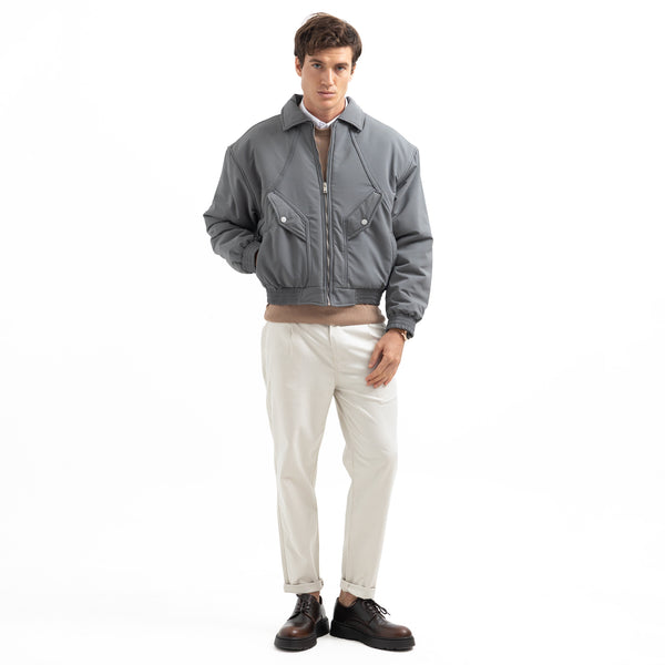 Jacket Zippered Box Fit JA-02-W27