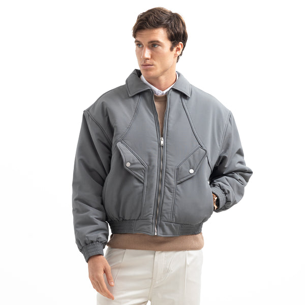 Jacket Zippered Box Fit JA-02-W27