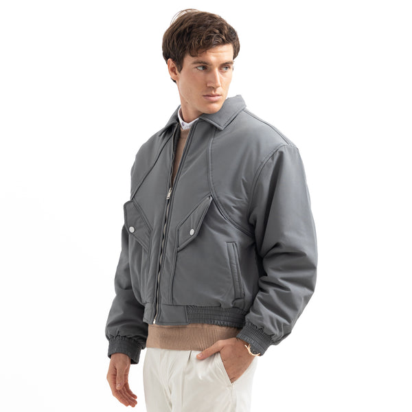 Jacket Zippered Box Fit JA-02-W27