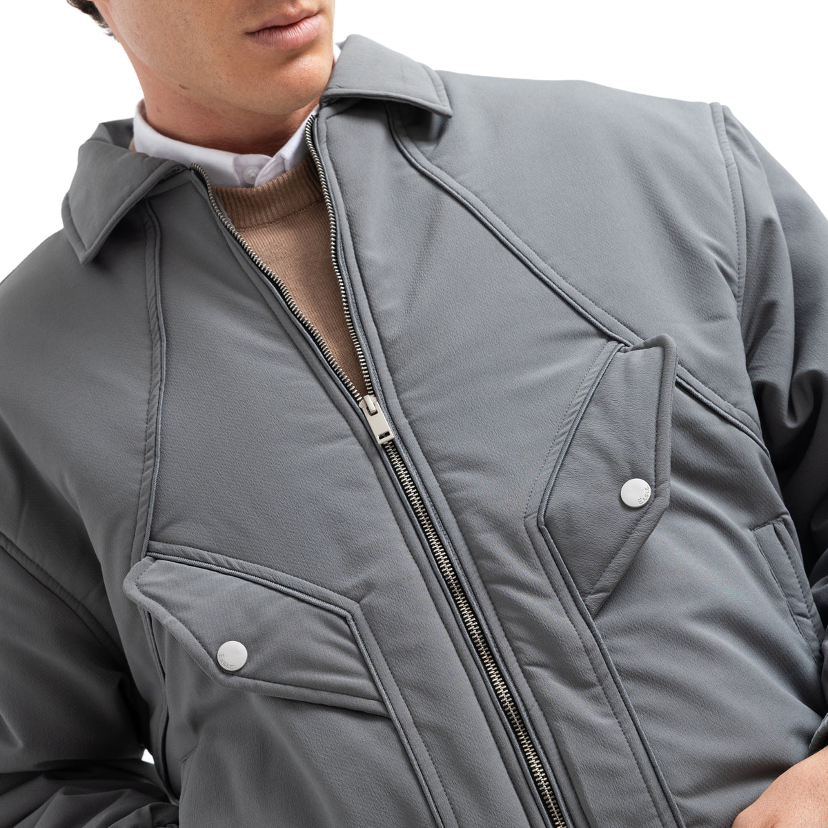 Jacket Zippered Box Fit JA-02-W27