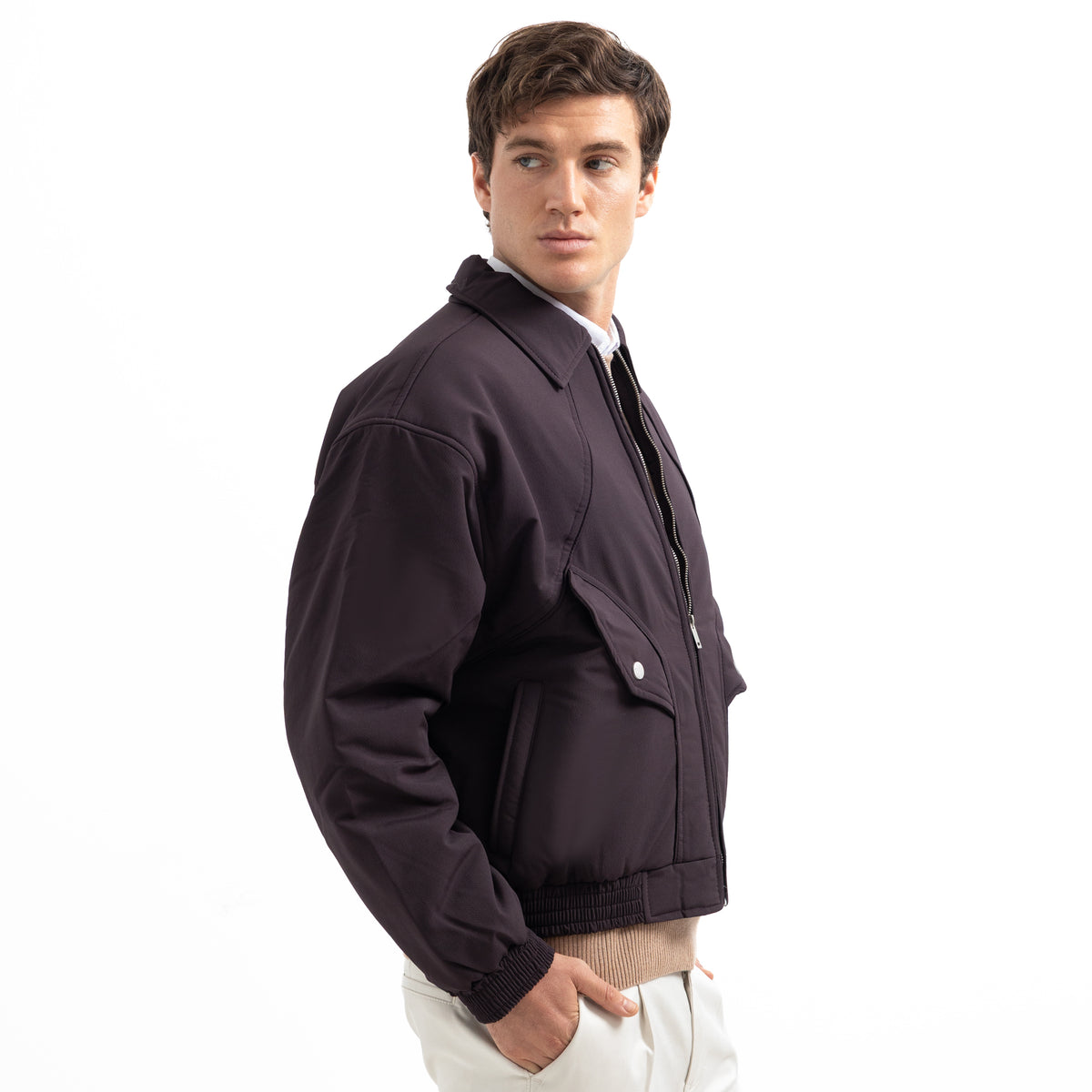 Jacket Zippered Box Fit JA-02-W27