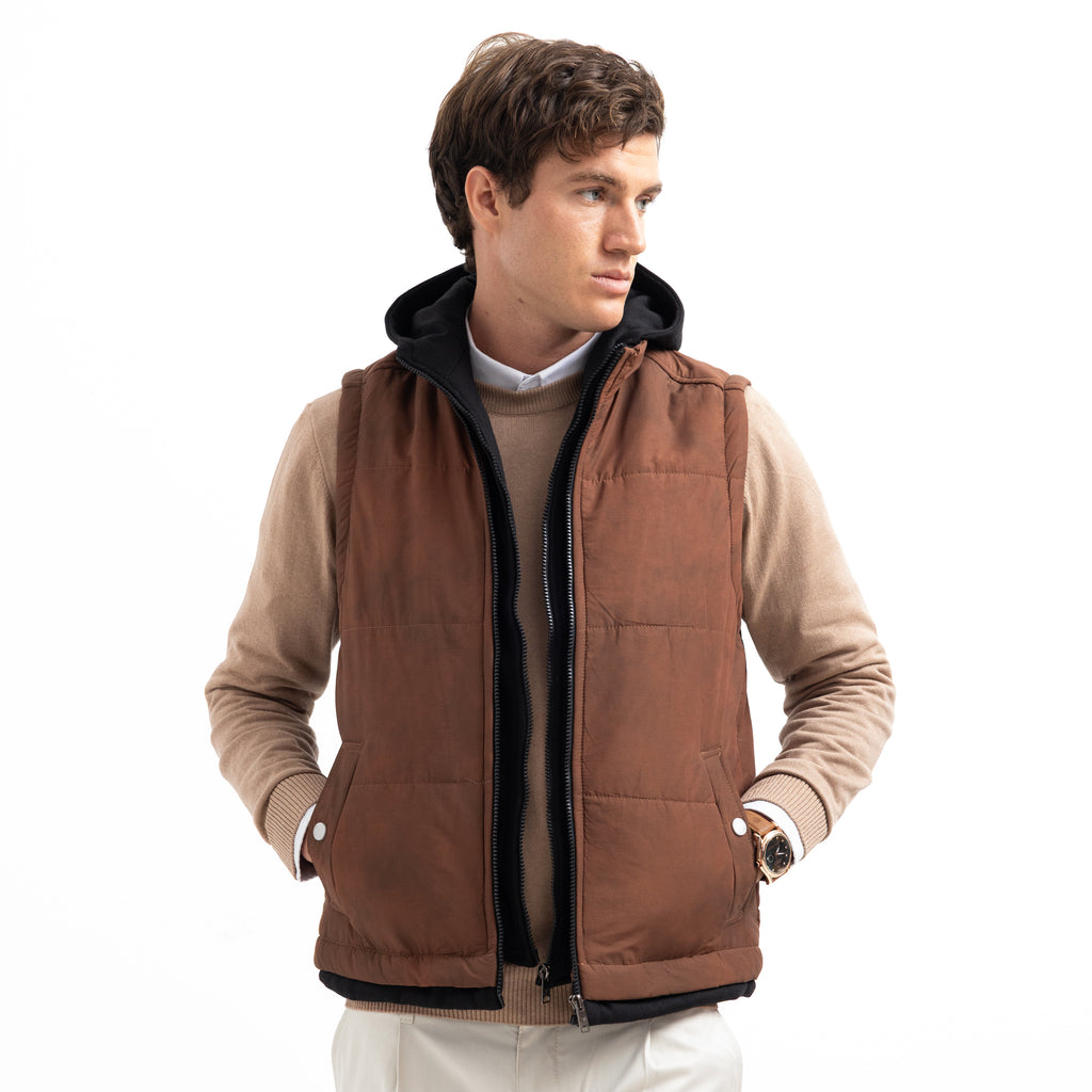 Vest Zippered Hoodie VST-084-W27