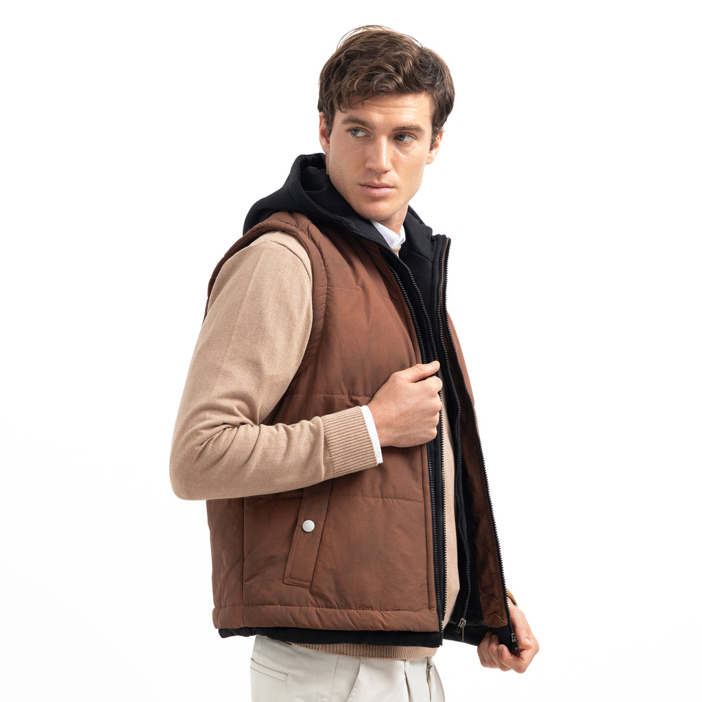 Vest Zippered Hoodie VST-084-W27