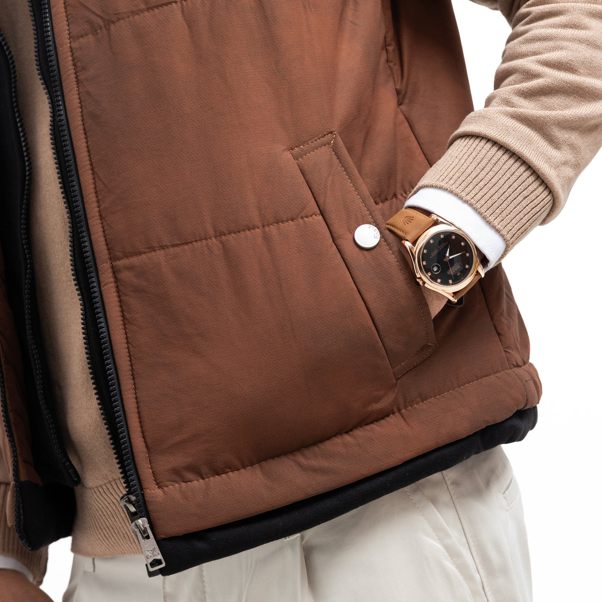 Vest Zippered Hoodie VST-084-W27