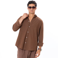 Linen Shirt L/S Basic SH-566-S26