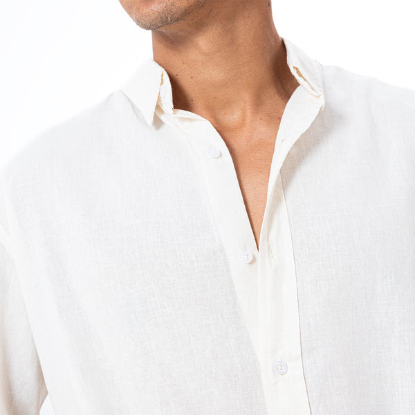 Linen Shirt L/S Basic SH-566-S26