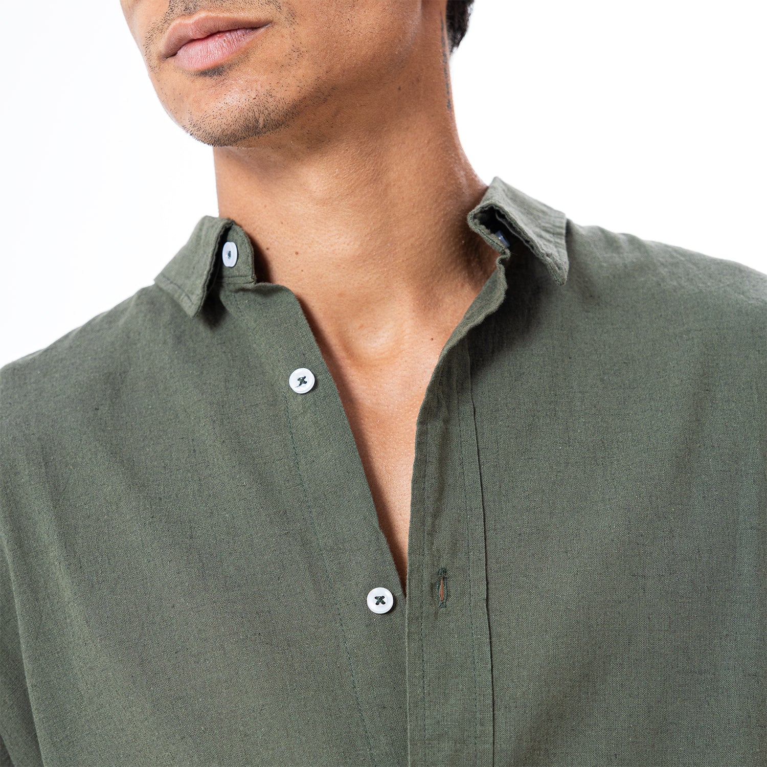 Linen Shirt L/S Basic SH-566-S26