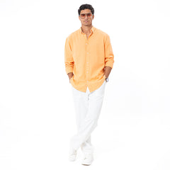 Linen Shirt L/S Basic SH-566-S26