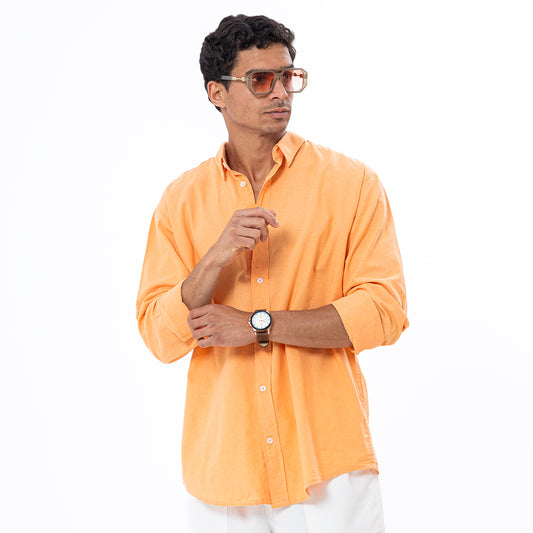 Linen Shirt L/S Basic SH-566-S26
