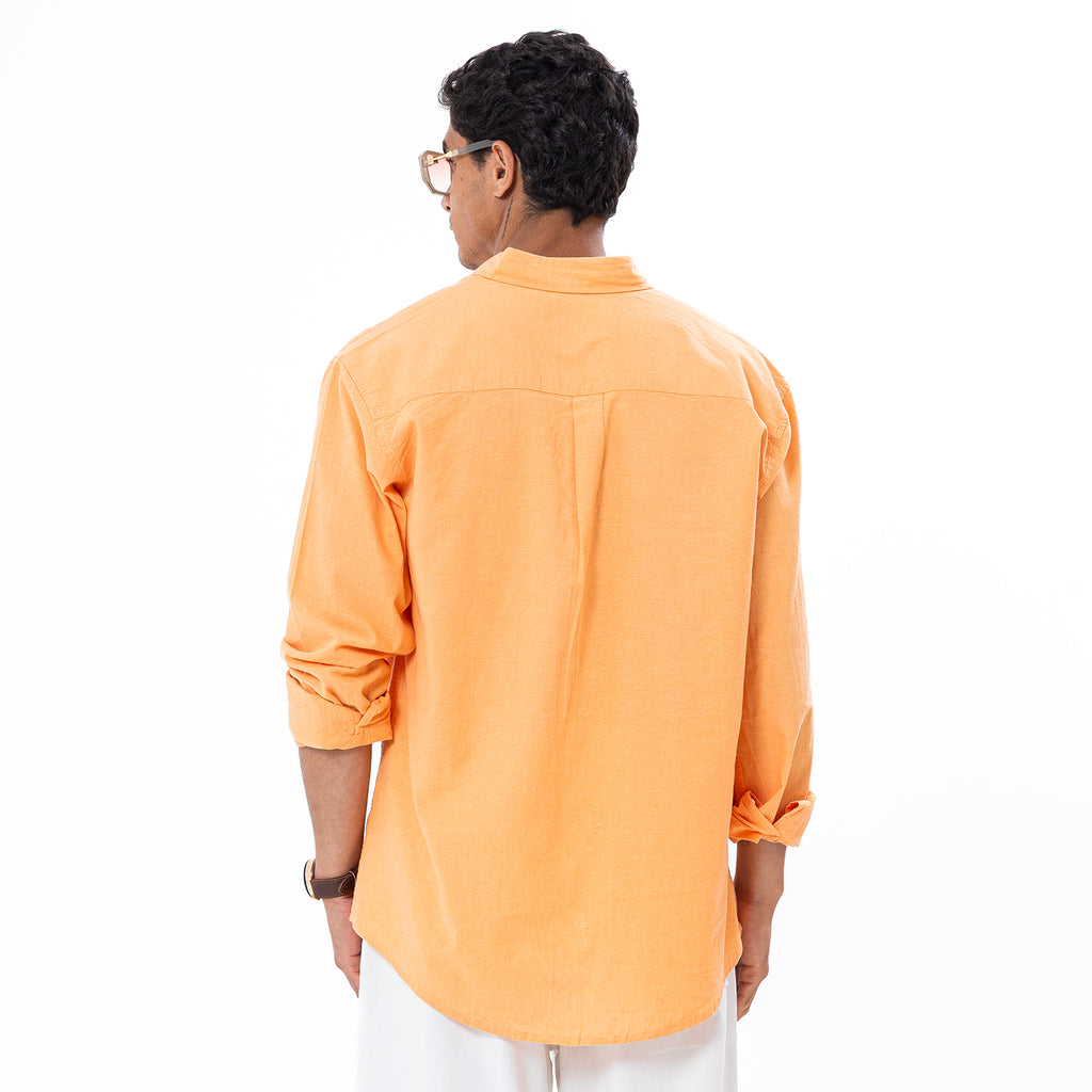 Linen Shirt L/S Basic SH-566-S26