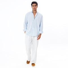 Linen Shirt L/S Basic SH-566-S26