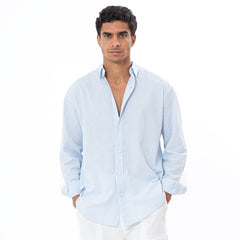 Linen Shirt L/S Basic SH-566-S26