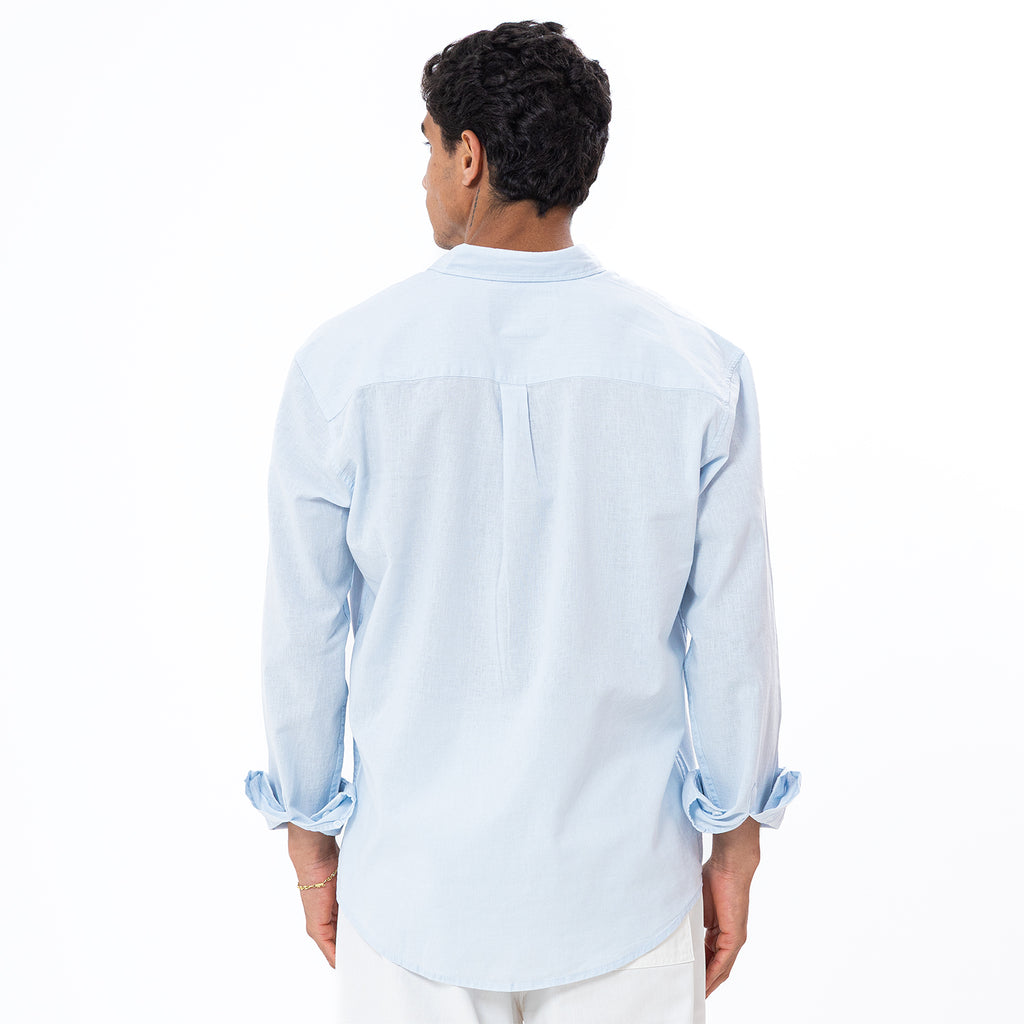 Linen Shirt L/S Basic SH-566-S26