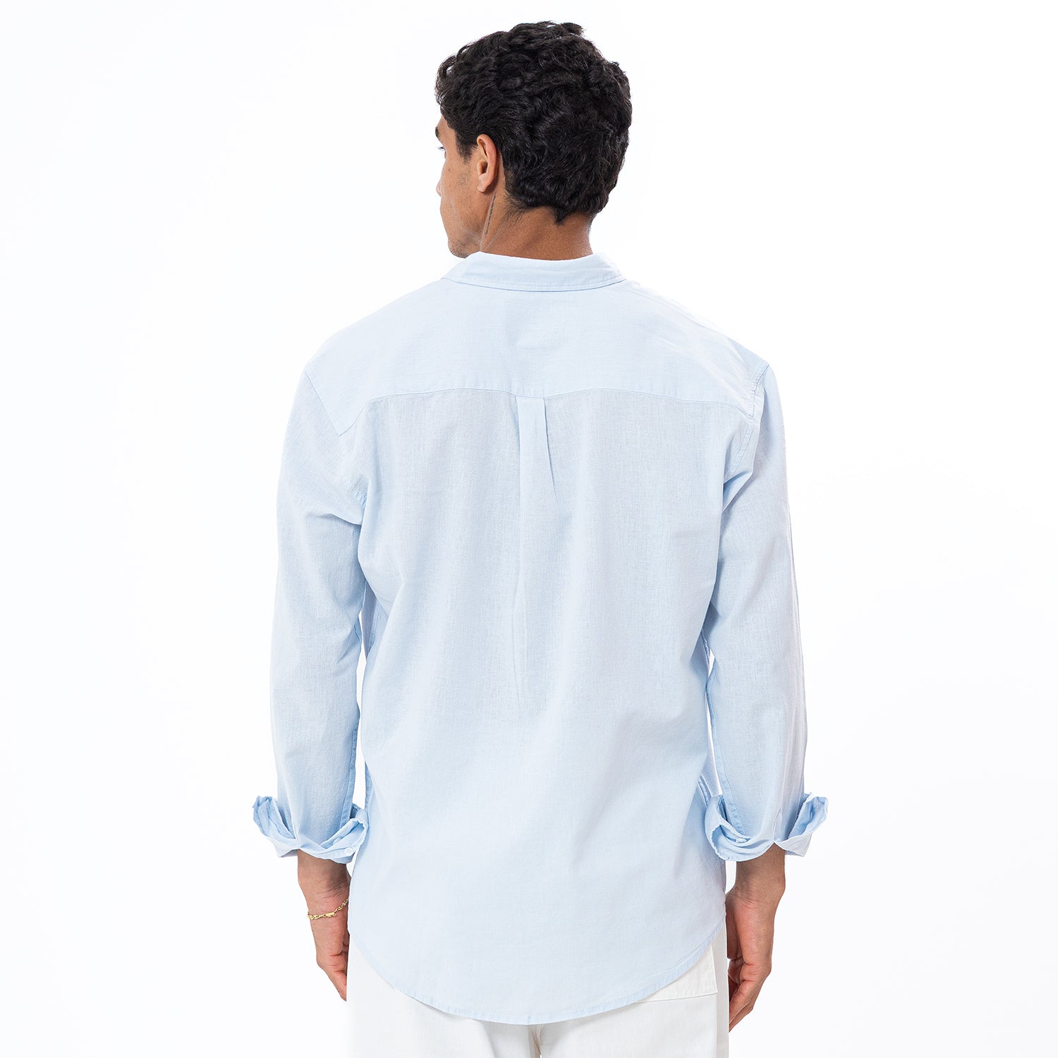 Linen Shirt L/S Basic SH-566-S26