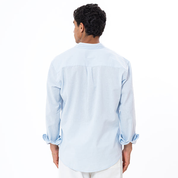 Linen Shirt L/S Basic SH-566-S26