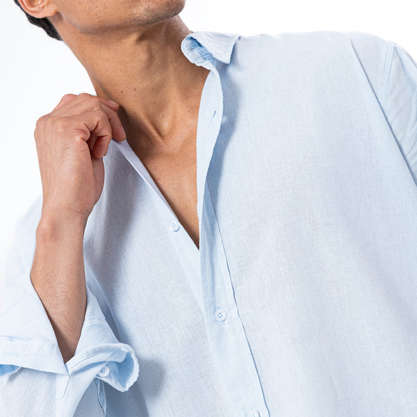 Linen Shirt L/S Basic SH-566-S26
