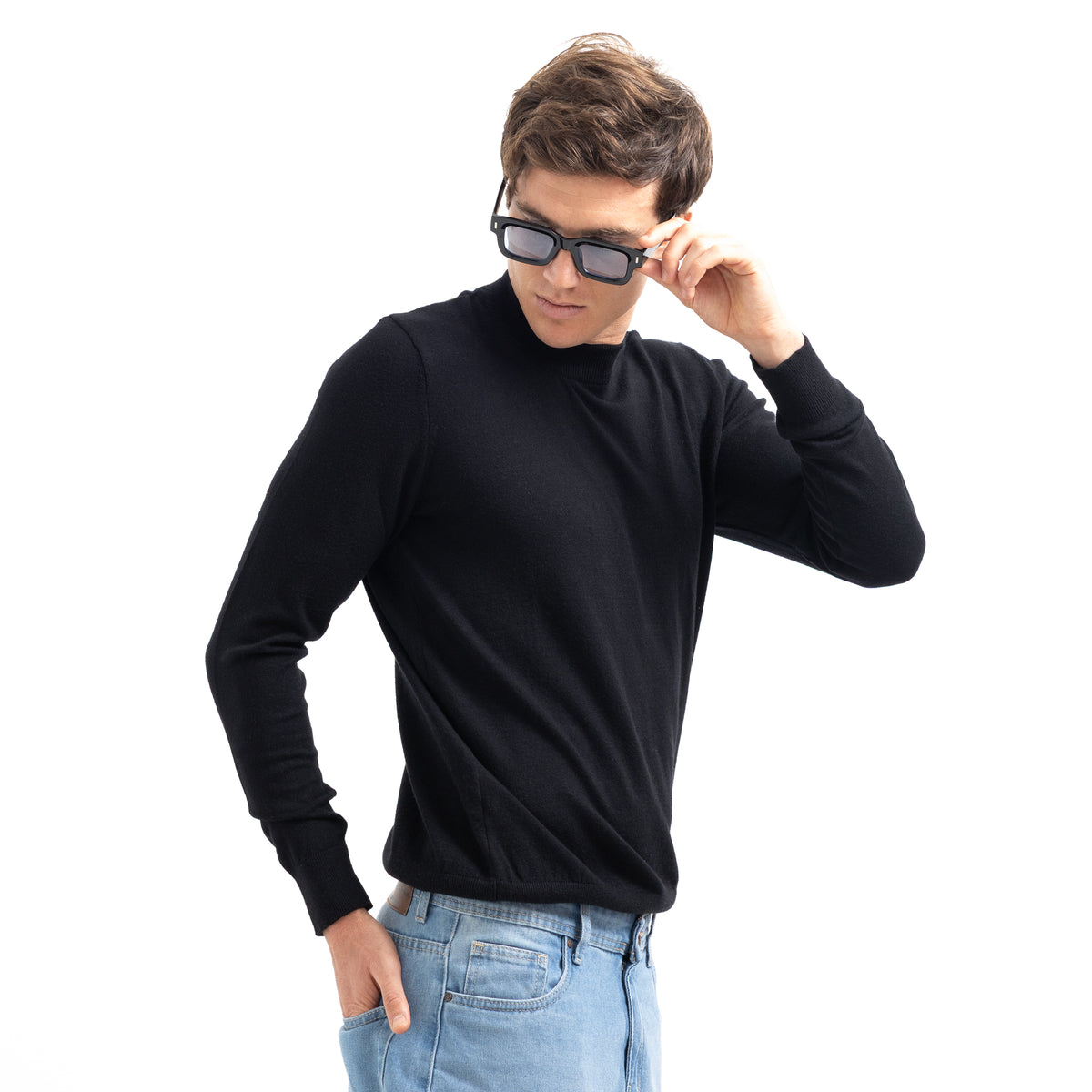 Pullover Half Neck Basic PUL-000209-W27