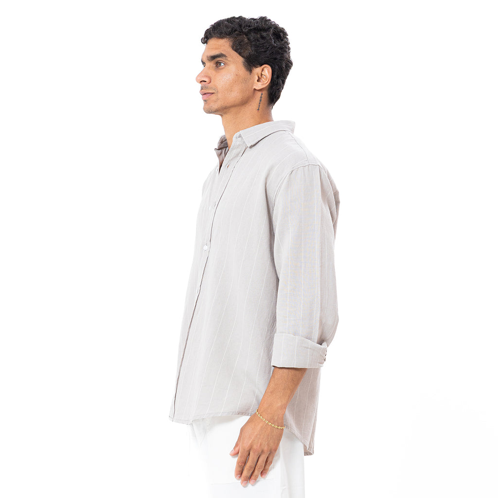 Linen Shirt L/S Striped SH-564-S26