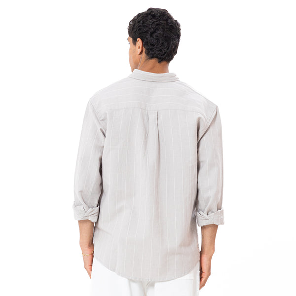 Linen Shirt L/S Striped SH-564-S26