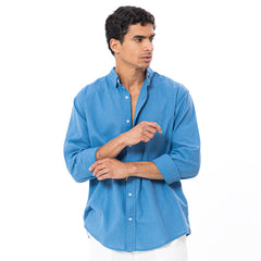 Linen Shirt L/S Basic SH-566-S26
