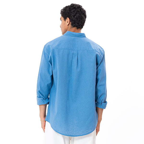 Linen Shirt L/S Basic SH-566-S26