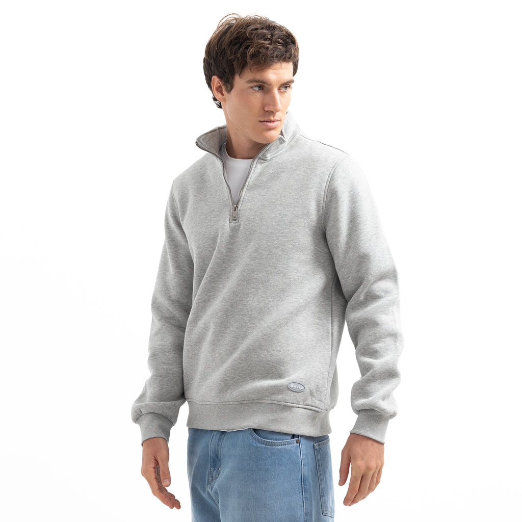 Sweatshirt Quarter Zipper Basic SWS-000369-W27