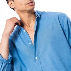 Linen Shirt L/S Basic SH-566-S26
