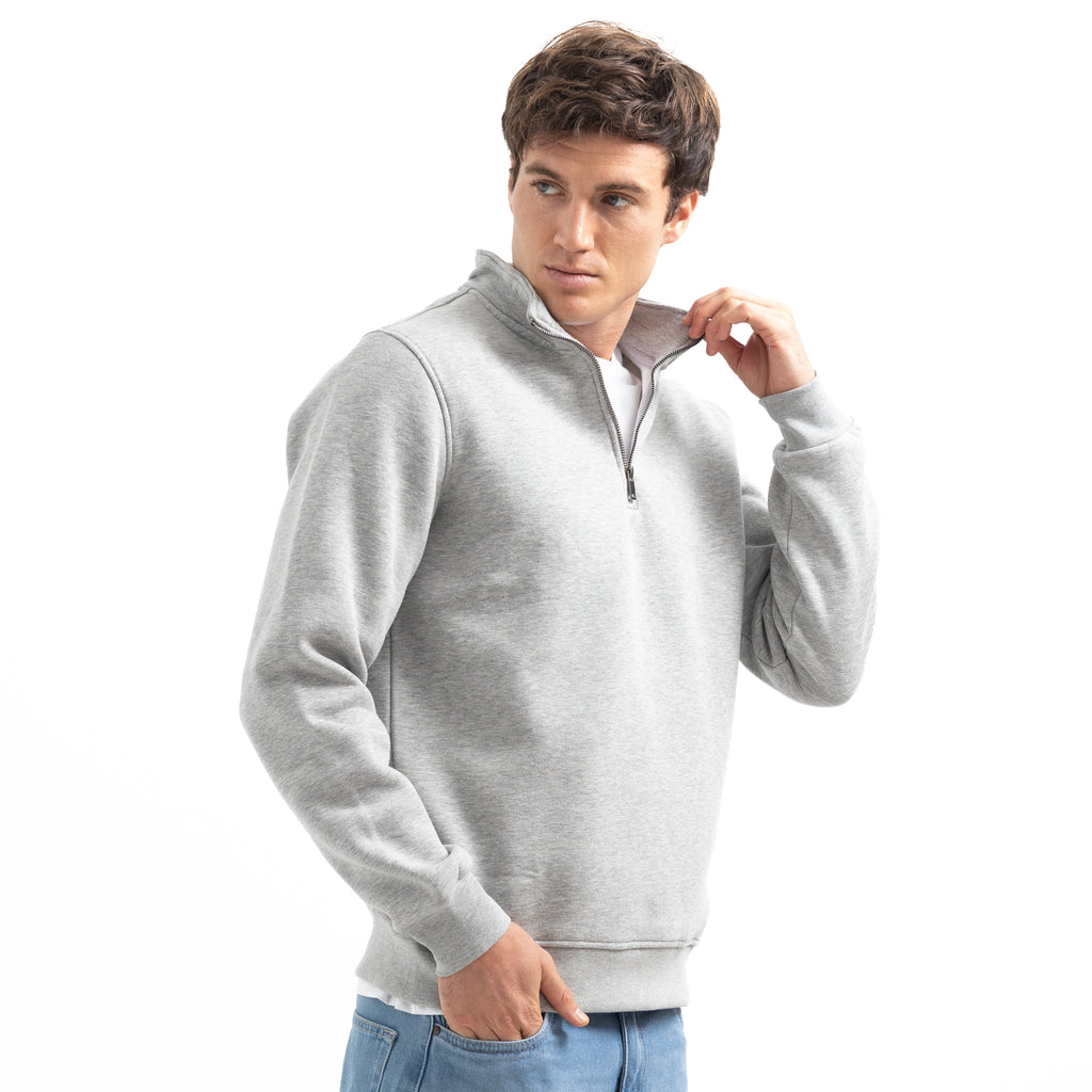 Sweatshirt Quarter Zipper Basic SWS-000369-W27