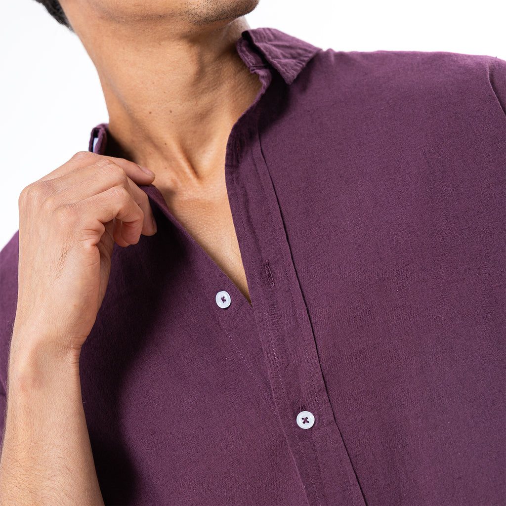 Linen Shirt L/S Basic SH-566-S26