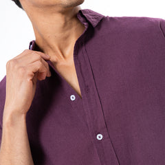 Linen Shirt L/S Basic SH-566-S26