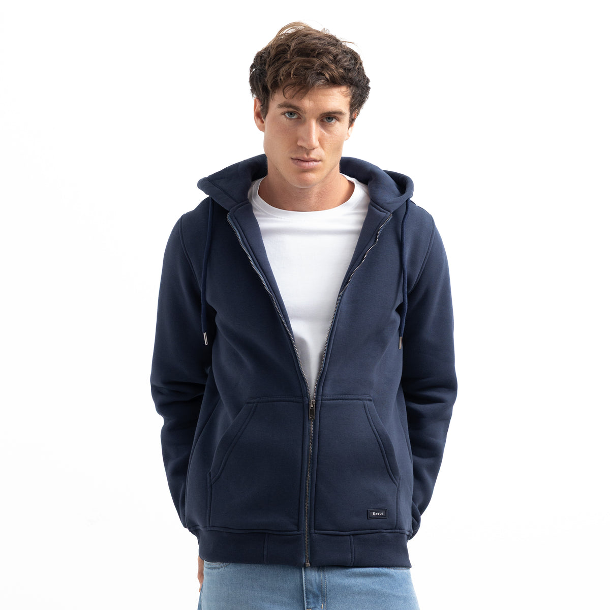 Sweatshirt Zipper Hoodie Basic SWS-000367-W27