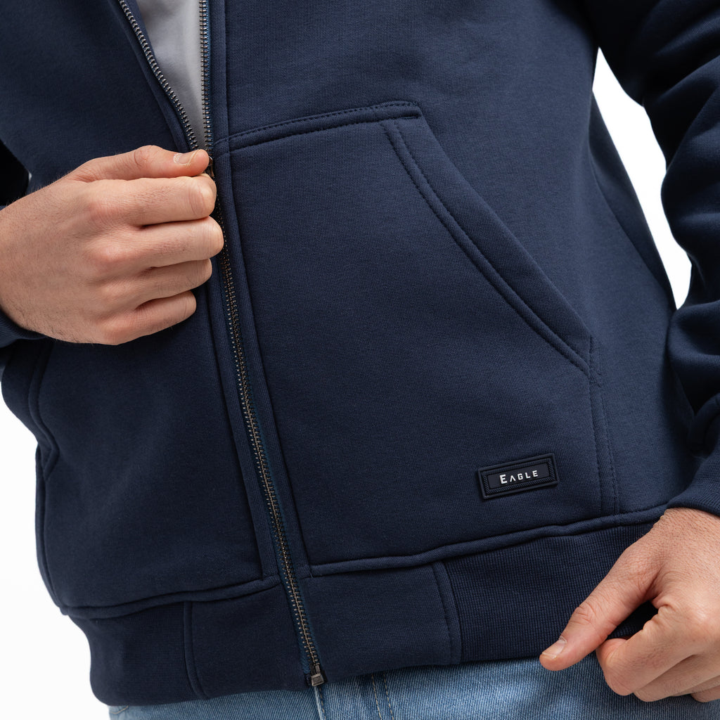 Sweatshirt Zipper Hoodie Basic SWS-000367-W27